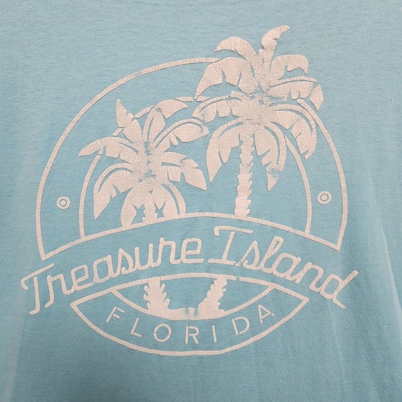 Vintage Screen Stars Best Treasure Island Florida Shirt Mens XL (Fits as L) READ - Picture 9 of 15
